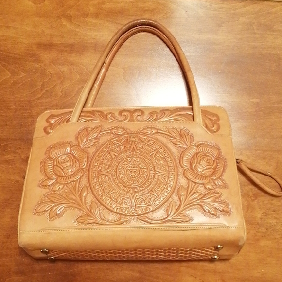 Vintage leather handbag - Picture 2 of 8